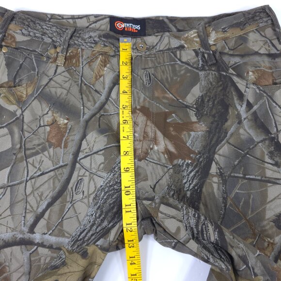 Outfitters Ridge Men's Rea Tree Camo Double Knee Heavy Duty Hunting Pants 38x34 - Picture 16 of 16